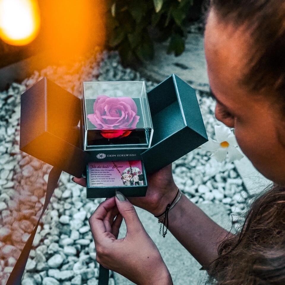 Personalisierte Zirkonia-Buchstaben-Halskette | Valentinstag