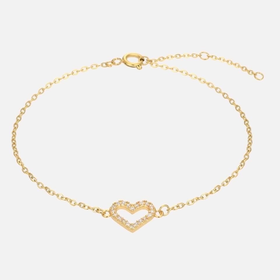 ARMBAND HERZ ZIRKONIA - FÜR DEINE BESTE FREUNDIN TeeInBlue