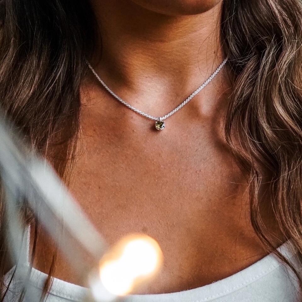 HALSKETTE GLITZER KETTE - HOCHZEITSTAG TeeInBlue
