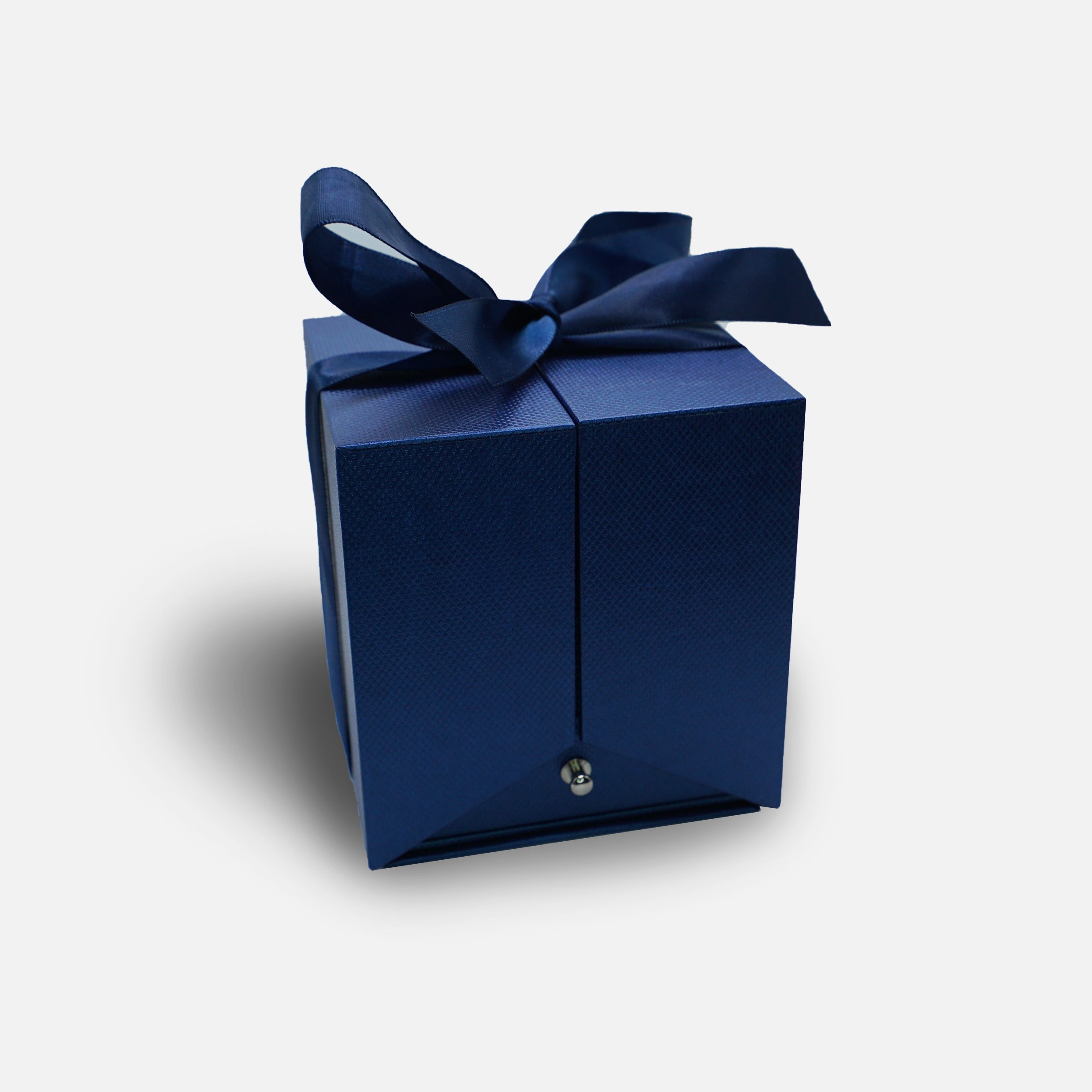 Premiumbox Marineblau mit Schmucklade Dein Edelweiss
