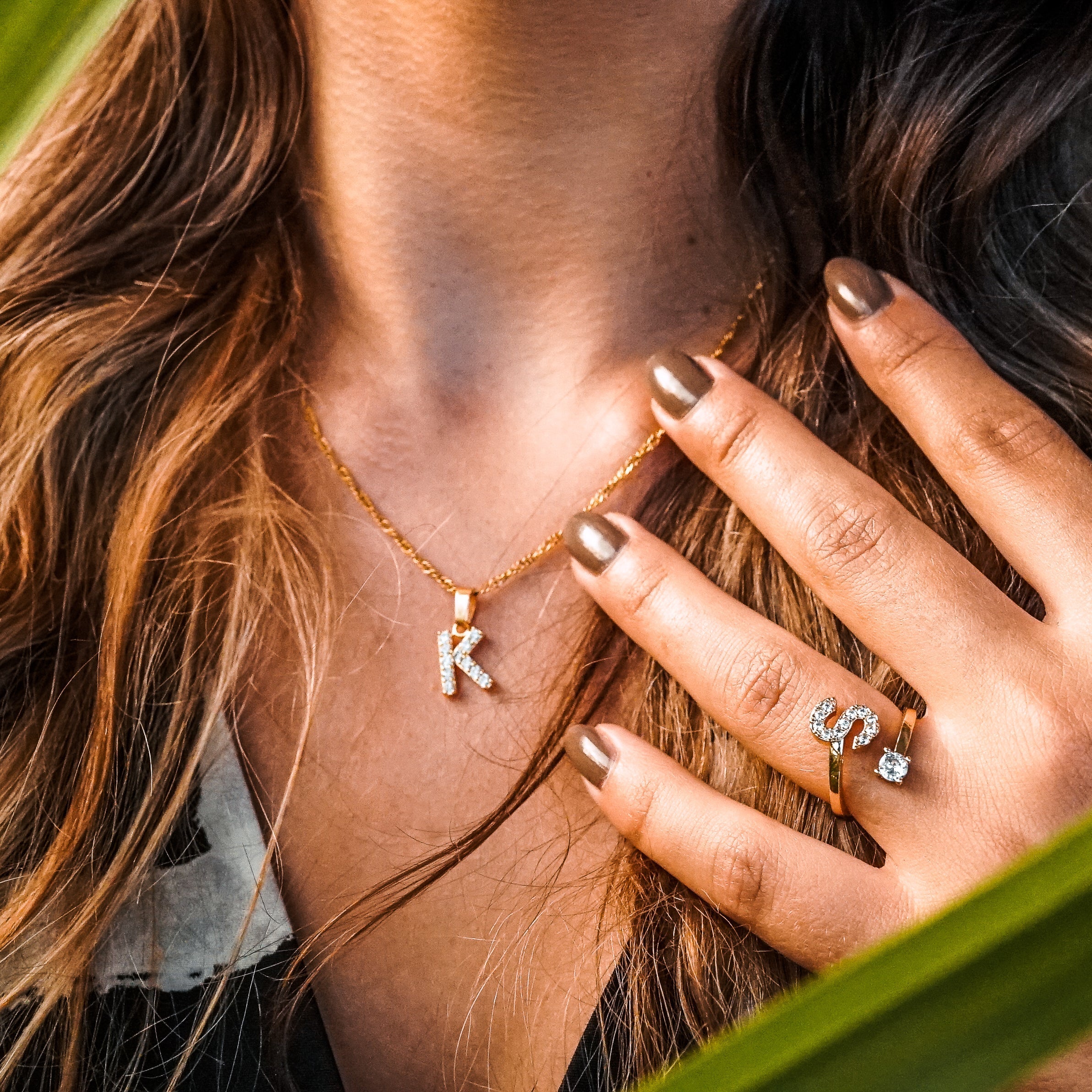 RING BUCHSTABE MIT ZIRKONIA Dein Edelweiss